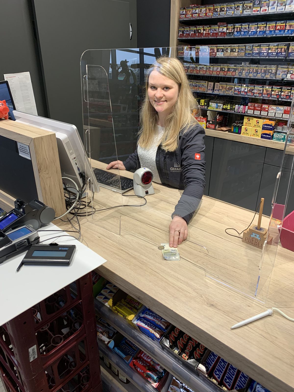 Produktbild Kiesel Werkzeuge Thekenschutz Spuckschutz Virenschutz Beispiel 3 bild 5