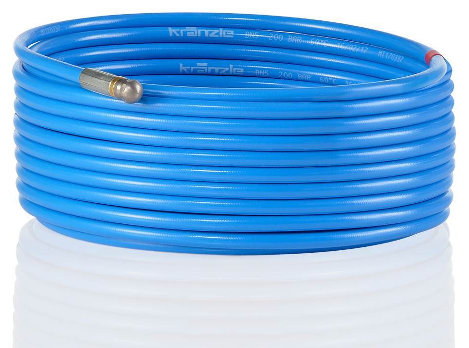 Produktbild Kränzle Rohrreinigungsschlauch 15 m Stecksystem D12 mit Frontbohrung