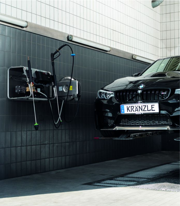 Produktbild Kränzle Hochdruckreiniger WS RP 1000 TS Standgerät Wandaggregat Beispiel 1 bild 3