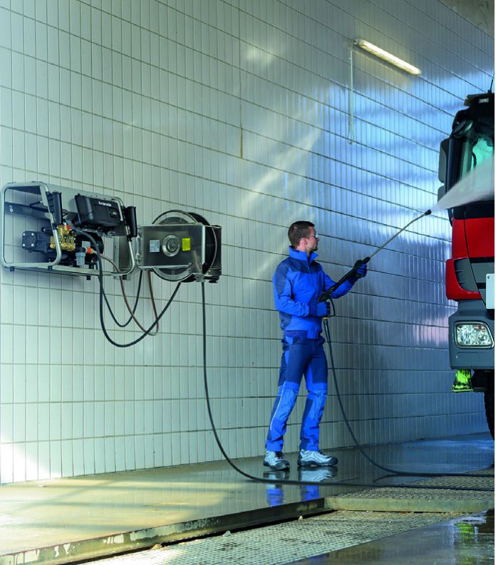 Produktbild Kränzle Hochdruckreiniger WS RP 1000 TS Standgerät Wandaggregat Beispiel 2 bild 4