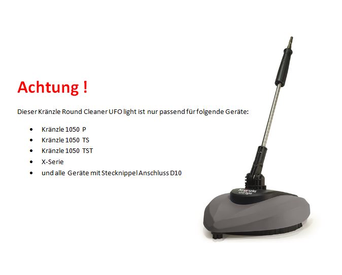 Produktbild Roundcleaner Kränzle UFO light bild 2