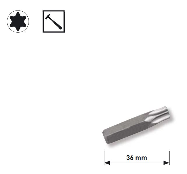 Produktbild KRAFTWERK 5/16" TX-Schlagbit T45