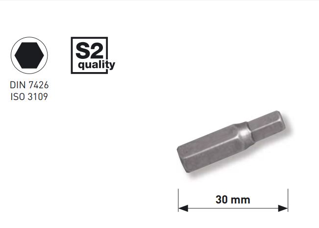 Produktbild KRAFTWERK 5/16" Innensechskant-Bit 12 mm