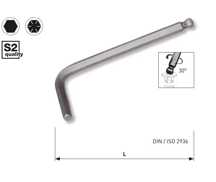 Produktbild KRAFTWERK Kugelkopf-Innensechskantschlüssel 6mm