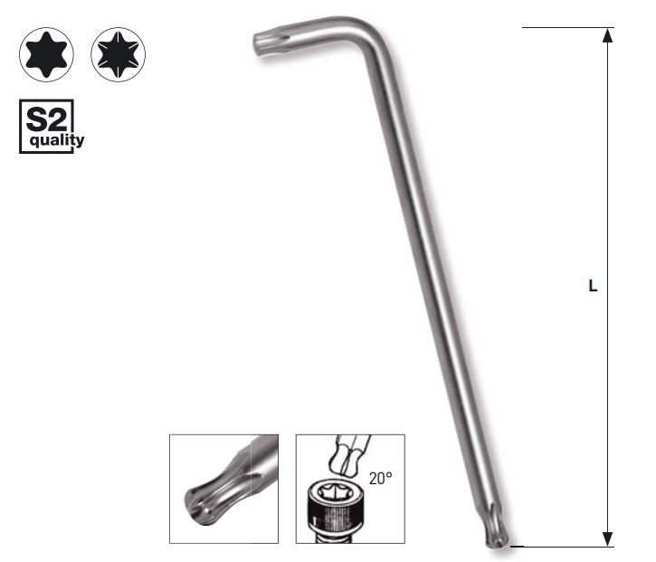 Produktbild KRAFTWERK Kugel-TX-Stiftschlüssel T30