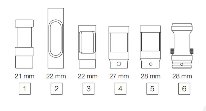 Produktbild KRAFTWERK Diesel Injektoren Stecknuss Satz 6 Teile bild 2