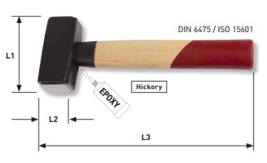 Produktbild KRAFTWERK Sicherheits Fäustel 1250 g bild 2