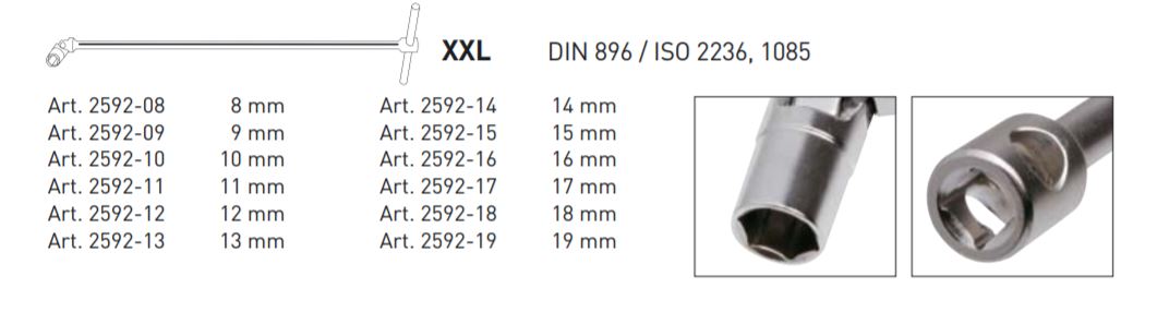 Produktbild KRAFTWERK T-Griff-Gelenkschlüssel-Satz EVA 12 Teile bild 2