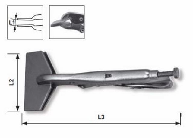 Produktbild KRAFTWERK Blech Gripzange 8" 200 mm bild 3