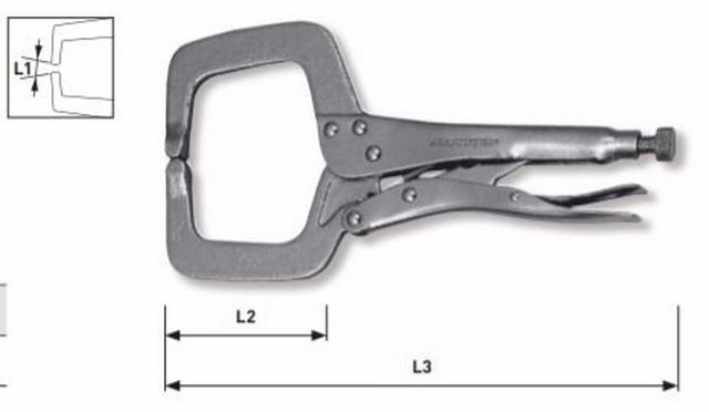 Produktbild KRAFTWERK C Grip Klemmzange 11" 275 mm bild 2