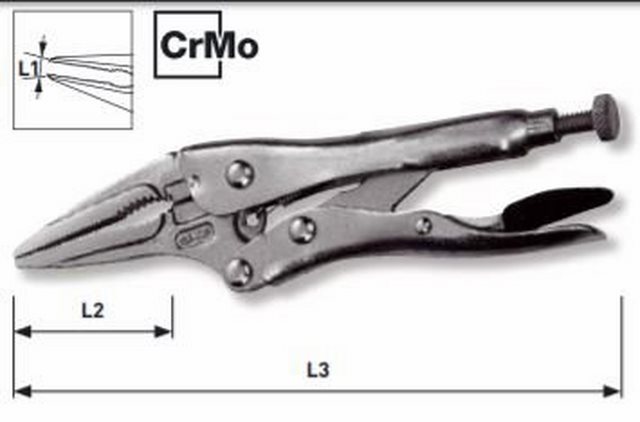 Produktbild KRAFTWERK Langbeck Klemmzange 6" 150 mm CMbd bild 2