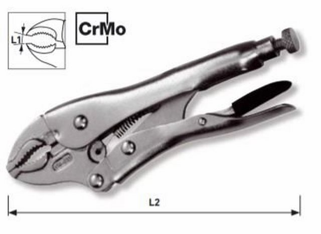Produktbild KRAFTWERK Gripzange 7" 175 mm CMbd bild 2