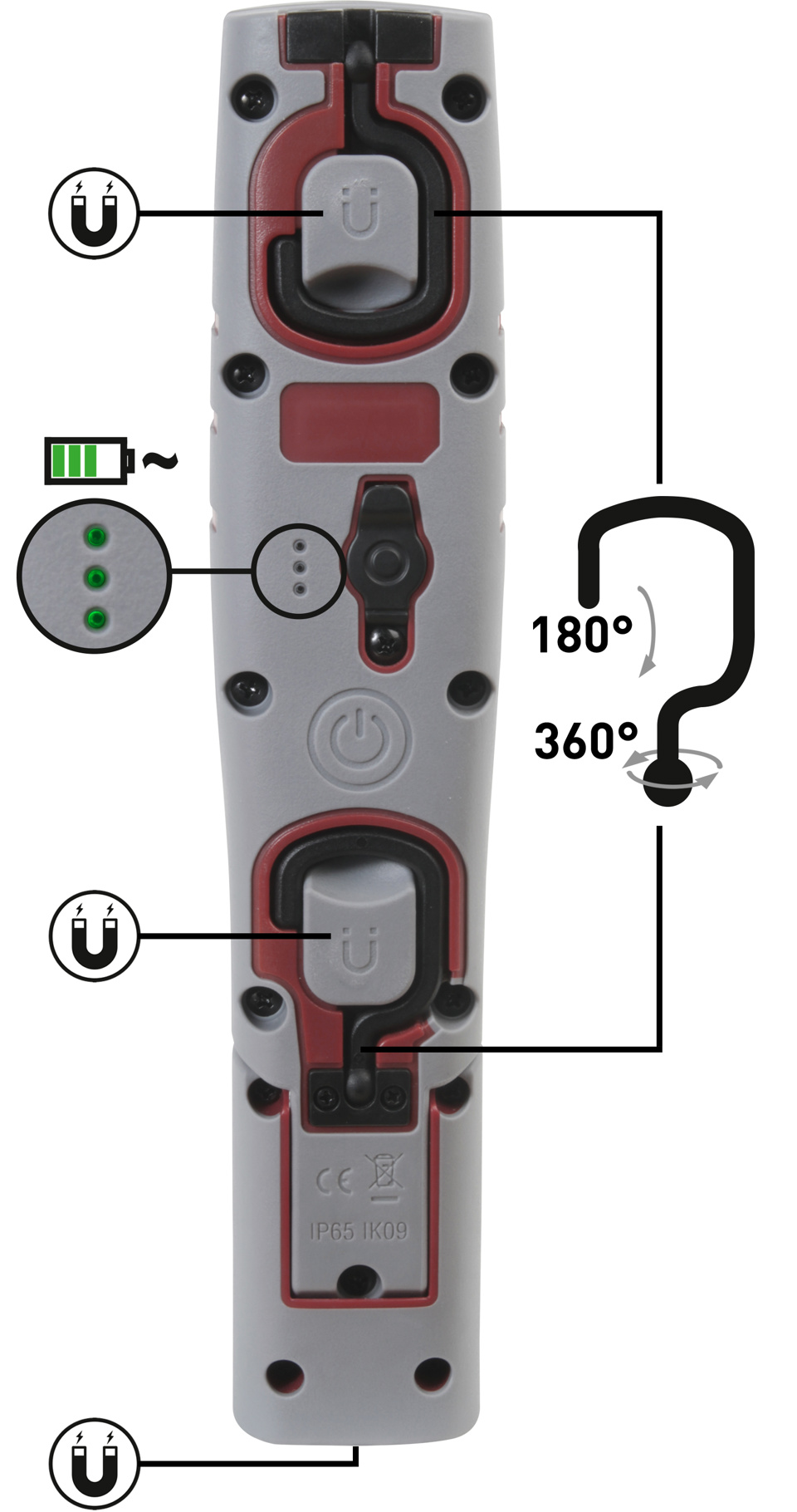Produktbild Kraftwerk LED Handlampe Inspection 700 wiederaufladbar bild 5