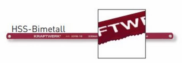 Produktbild KRAFTWERK Handsägeblatt HSS Bimetall 300 mm 18 Z