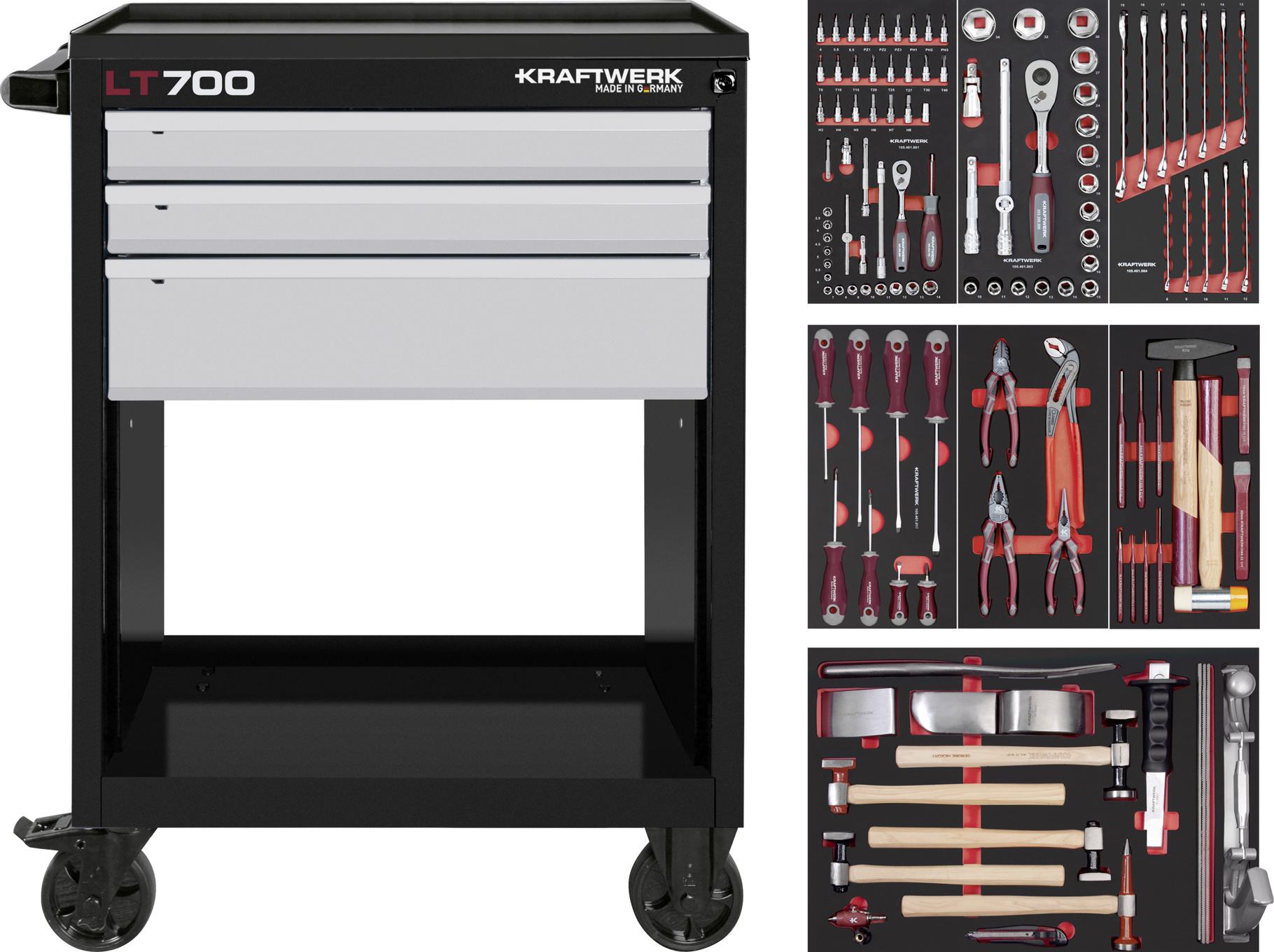 Produktbild Kraftwerk LT LINE Karosseriewagen LT700 121 Teile