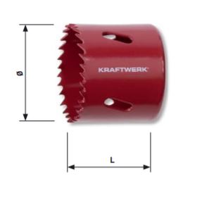 Produktbild KRAFTWERK Lochsäge HSS-Bimetall M42+8%Co 22 mm bild 3