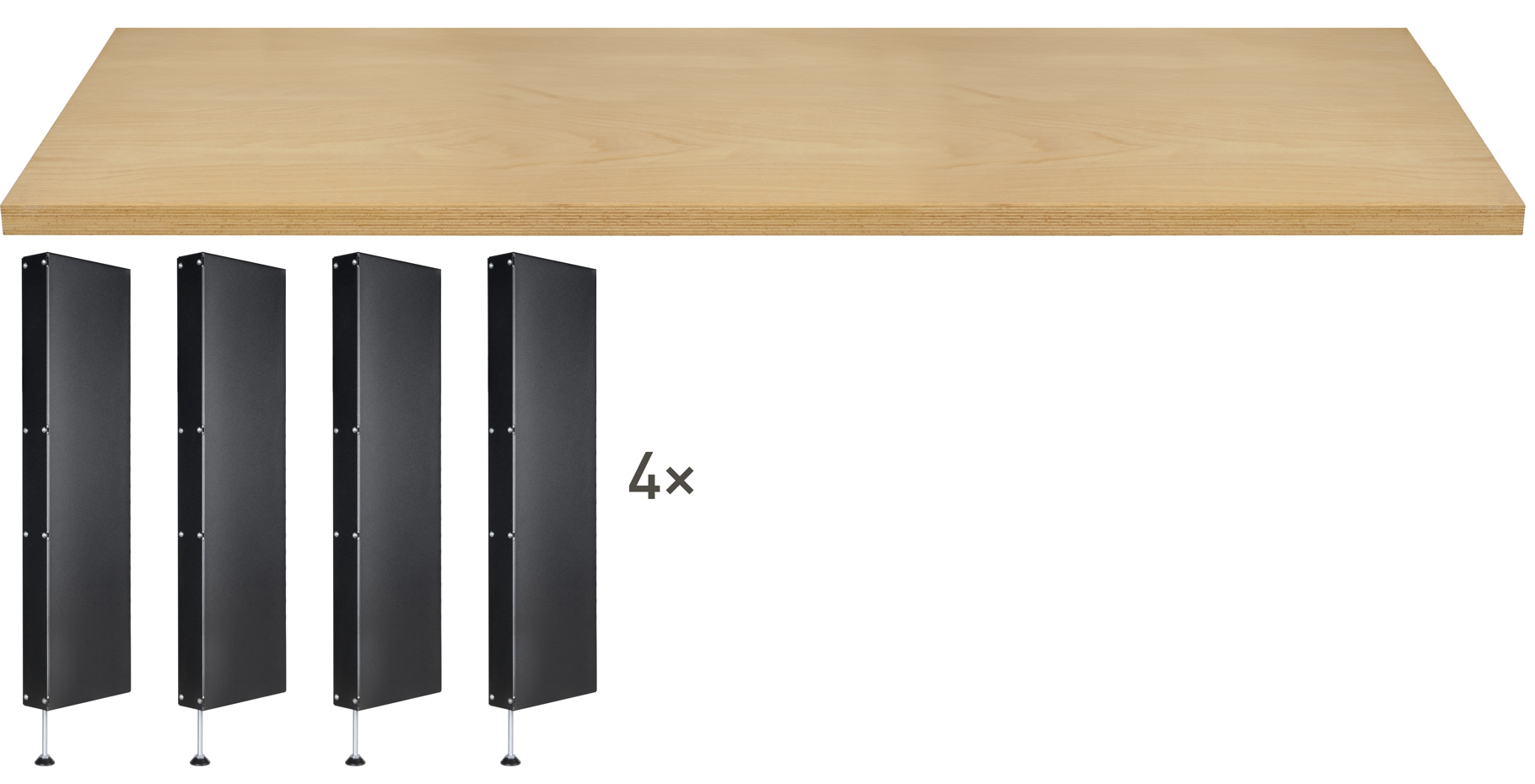 Produktbild Kraftwerk MOBILIO Arbeitsflächen-Erweiterungs-Set für 3 Möbel-Elemente