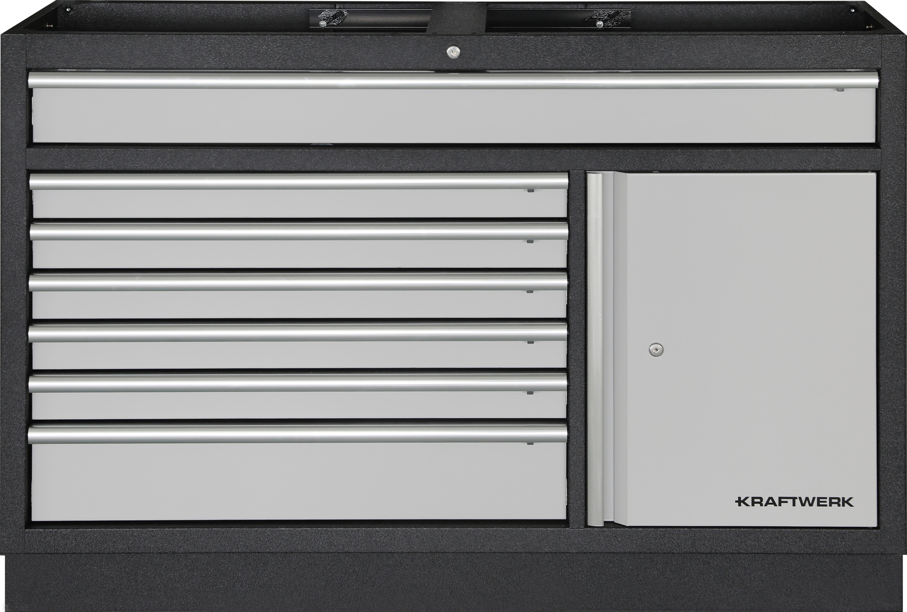 Produktbild KRAFTWERK Mobilio Schubladenschrank Breit 1360 mm 7 Schubladen 1-Türig
