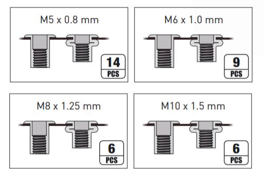 Produktbild KRAFTWERK Industrie Hebelhandblindnietmuttergeräte Satz bild 2