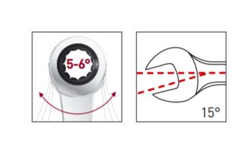 Produktbild KRAFTWERK Gabelring Ratschenschlüssel 34 mm bild 2