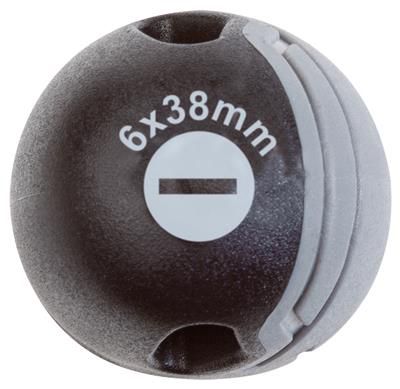 Produktbild Kraftwerk BASIC LINE Schraubendreher Schlitz kurz 6 x 38 mm bild 2