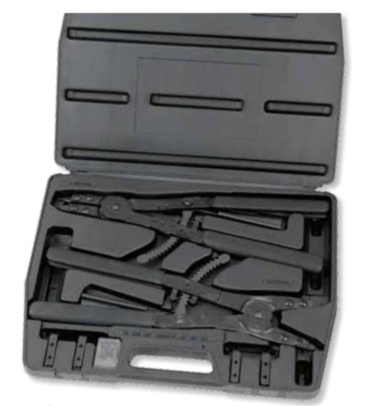 Produktbild KRAFTWERK Innen und Aussensicherungsring Zangen-Set 14 Teile