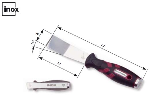 Produktbild KRAFTWERK Schlagspachtel 75 mm gekröpft bild 2