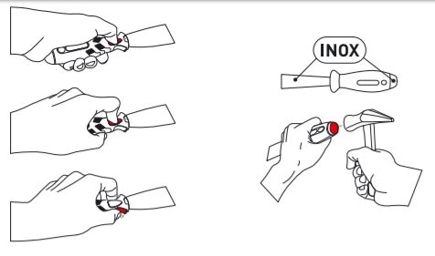 Produktbild KRAFTWERK Schlagspachtel 75 mm gekröpft bild 3