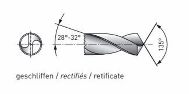 Produktbild KRAFTWERK Spiralbohrer HSS-G DIN 338-N 3.9 mm bild 2