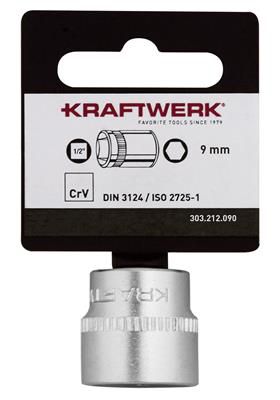 Produktbild Kraftwerk BASIC LINE 1/2 Zoll Steckschlüsseleinsatz 8 mm mit Hänger