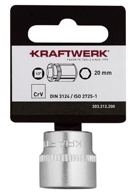 Produktbild Kraftwerk BASIC LINE 1/2 Zoll Steckschlüsseleinsatz 20 mm mit Hänger