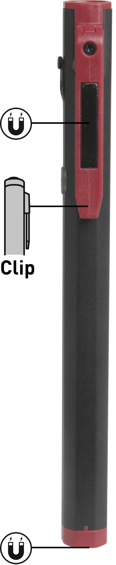 Produktbild Kraftwerk LED Stiftlampe COB 300 wiederaufladbar bild 4