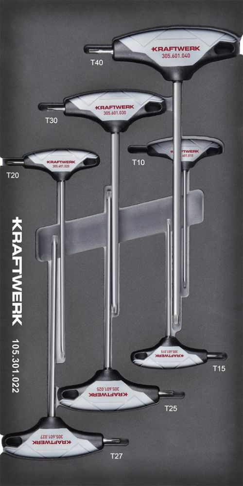 Produktbild Kraftwerk T-Griff Schraubendreher Torx 7 teilig