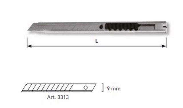 Produktbild Kraftwerk Metall Abbrechmesser mit 9 mm bild 2