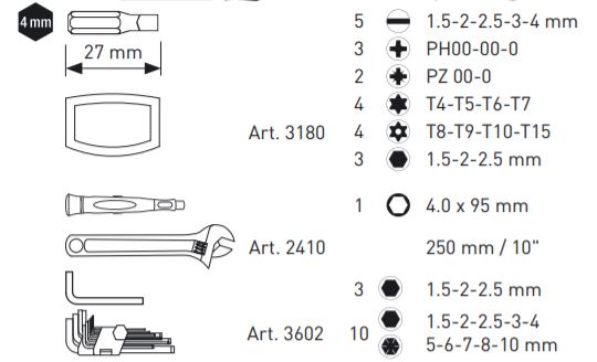 Produktbild KRAFTWERK Profi Alu Werkzeugkoffer 3946 151 Teile bild 10