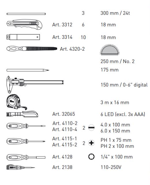 Produktbild KRAFTWERK Profi Alu Werkzeugkoffer 3946 151 Teile bild 8