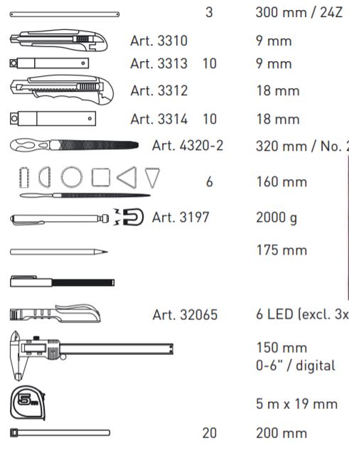Produktbild KRAFTWERK Profi Alu Werkzeugkoffer 3948 263 Teile bild 10