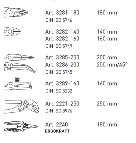 Produktbild KRAFTWERK Zangensatz COMPLETO EVA 13 Teile bild 4