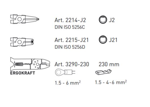 Produktbild KRAFTWERK Zangensatz COMPLETO EVA 13 Teile bild 2