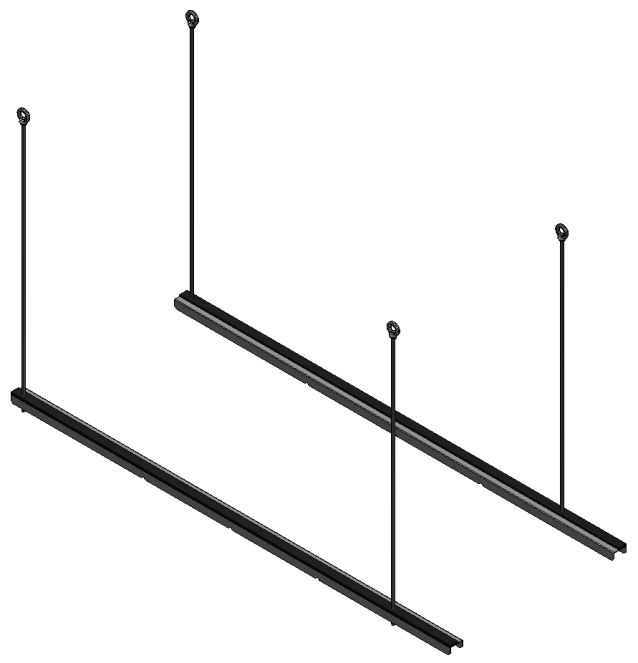 Produktbild Kroll Heizgeräte Aufhängeset für die NBX30 bis NBX120 Serie