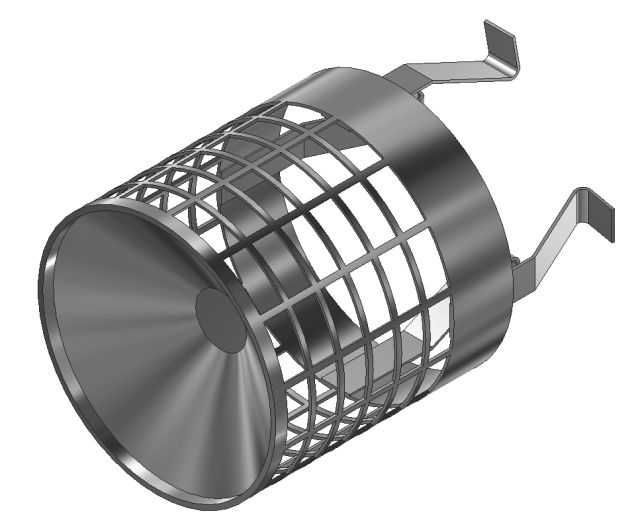 Produktbild Kroll Heizgeräte Endstück Abgasrohr DN100