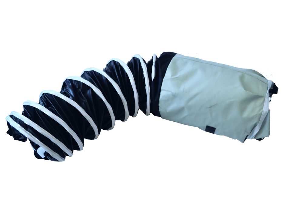 Produktbild Kroll Heizgeräte Warmluftschlauch 7,6 meter Durchmesser 305 mm mit Befestigungsgurt und Tasche