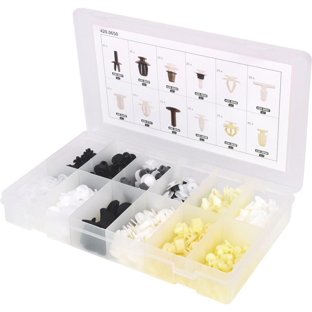 Produktbild KS Tools Befestigungs Clip Satz Citroën Peugeot 345 Teile bild 1