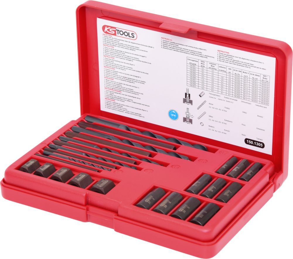 Produktbild KS Tools Gewindeausdreh-Satz, 25-tlg.