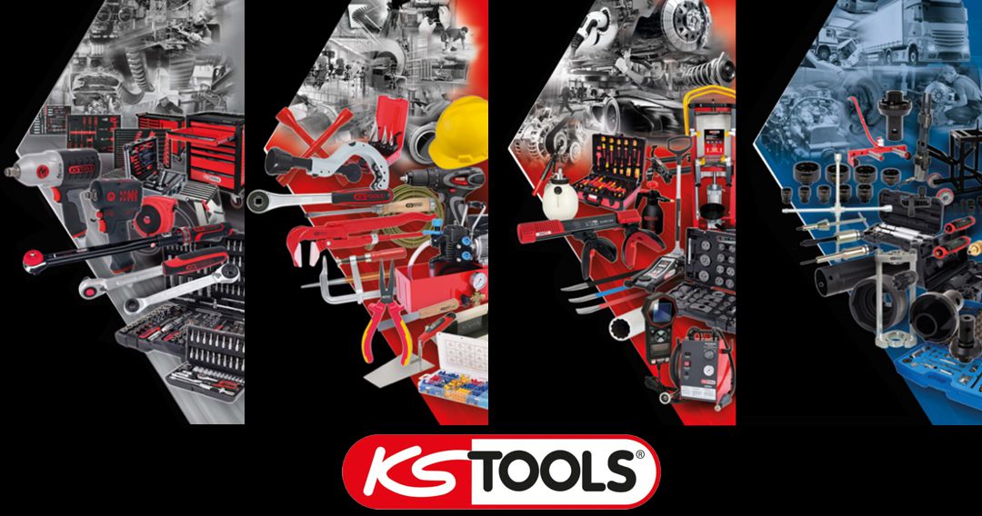 KS Tools 522.1618 Gerüstbauschlüssel, Umschaltbar, 16x18mm – Mit FlankTraction-Profil Und Zentrierdorn, Aus Chrom Vanadium