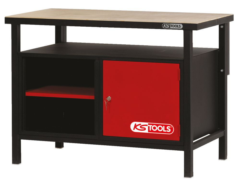 Produktbild KS Tools Werkbank mit Tür H840xB1200xT600mm
