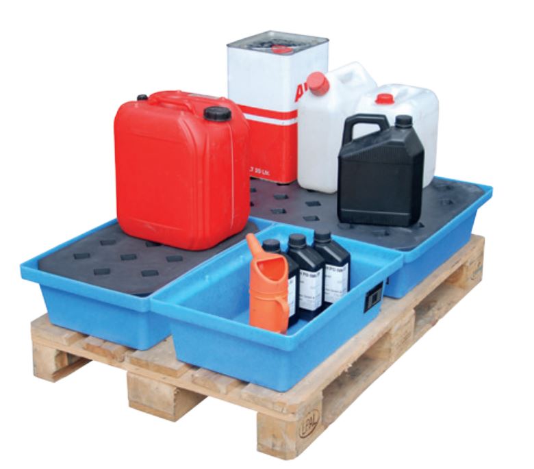 Produktbild Bauer PE-Auffangwanne KWP-P 100 für Paletten für die Lagerung von Kleingebinden 100 Liter bild 2