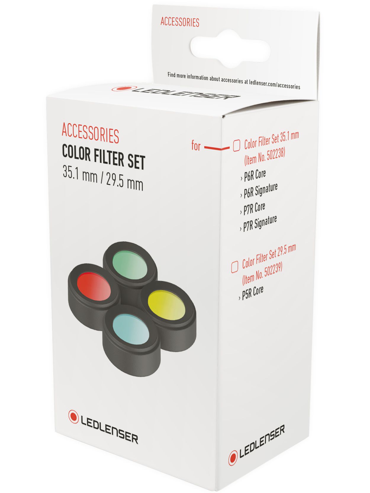 Produktbild Ledlenser Farbfilter Color Filter Set 35.1 mm