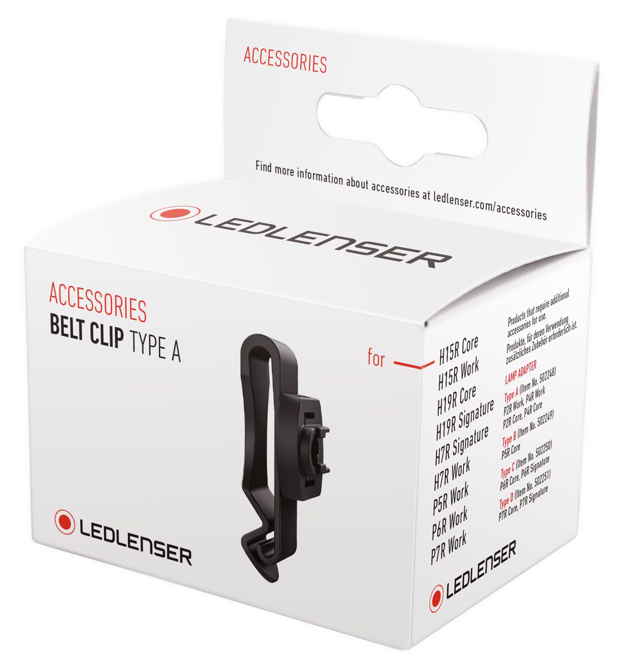 Produktbild Ledlenser Gürtelclip Type A