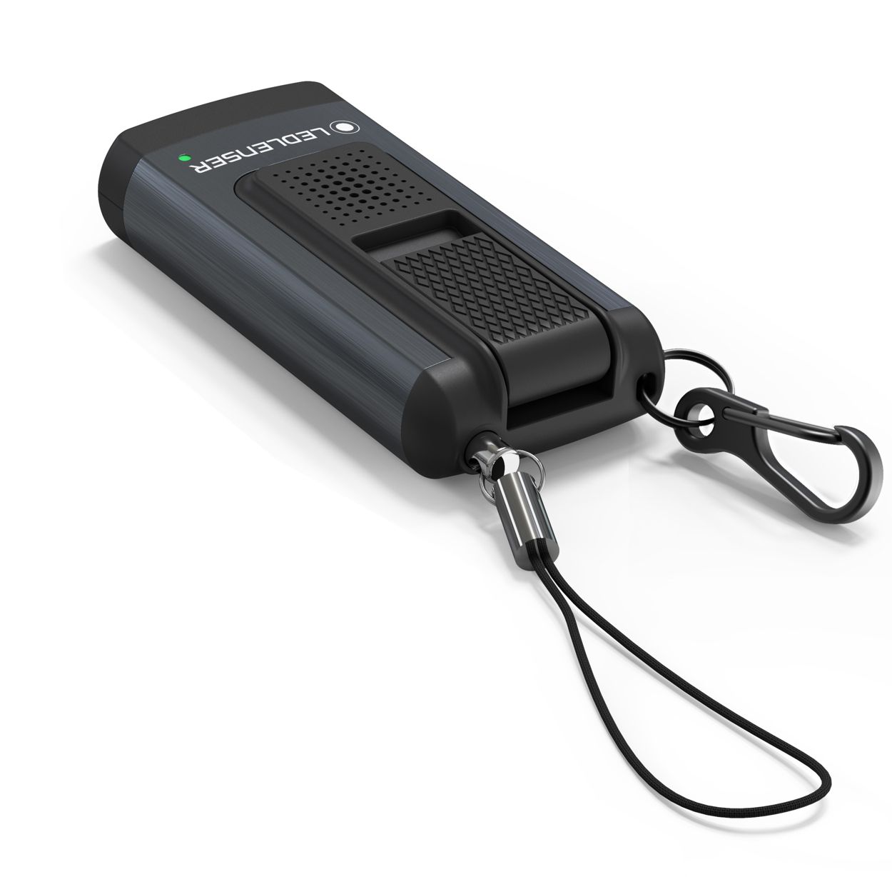 Produktbild Ledlenser K6R Safety LED Schlüsselbundleuchte grau Taschenlampe Rückseite 2 bild 4